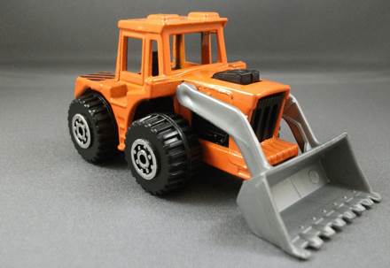Tractor Shovel (Loose) - MBX Beach toy car collectible - Main Image 2