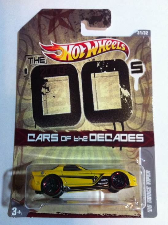 ’06 Dodge Viper  - Cars Of The Decades 00’s toy car collectible - Main Image 1