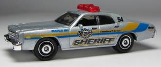 Matchbox Dodge Monaco Police Car - MBX Desert toy car collectible - Main Image 2