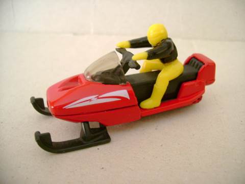 Matchbox Snowmobile - Mountain Cruisers toy car collectible - Main Image 2