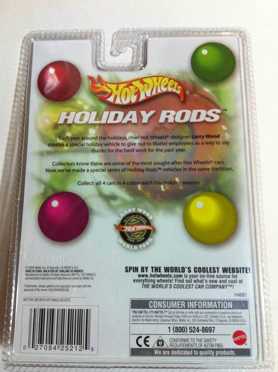 VW Beetle - Holiday Rods 2004 toy car collectible - Main Image 2