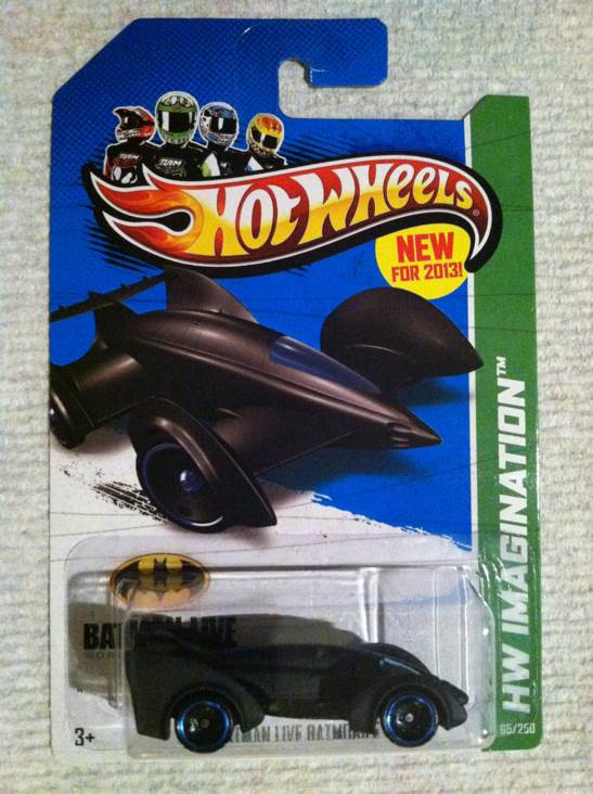 Batman Live Batmobile - HW Imagination toy car collectible - Main Image 1