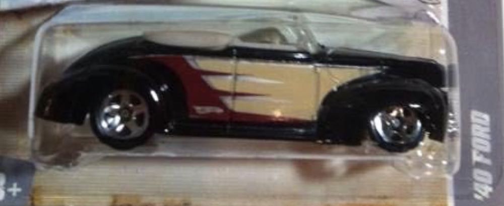 *’40 Ford Sedan Convertible, Black - Cars Of The Decades 40’s toy car collectible - Main Image 2