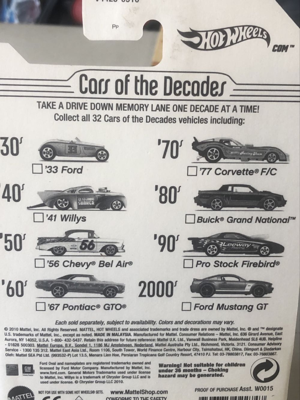 ’67 Pontiac GTO - Cars Of The Decades 60’s toy car collectible - Main Image 2