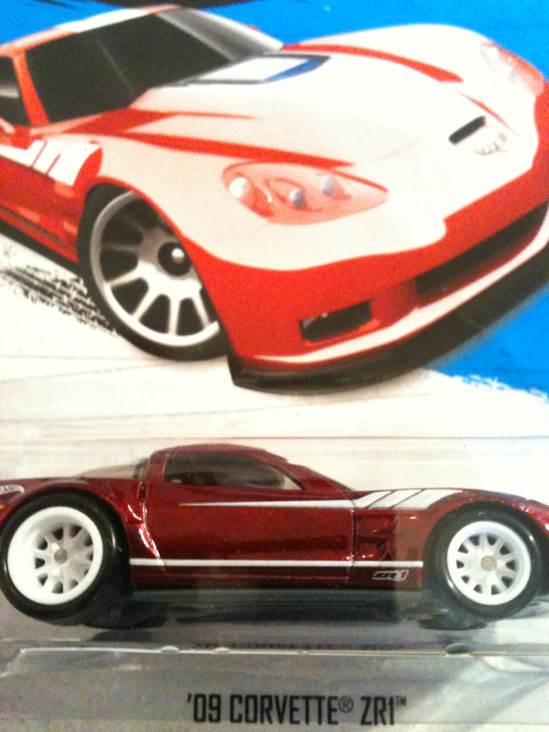 09 Corvette Zr1 - HW Showroom toy car collectible - Main Image 1