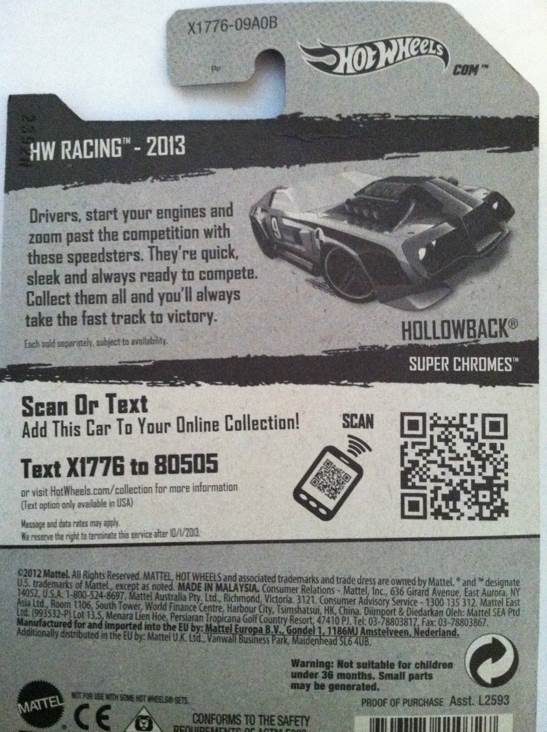 Hollowback - HW OFF-ROAD-ROAD RALLY toy car collectible - Main Image 2