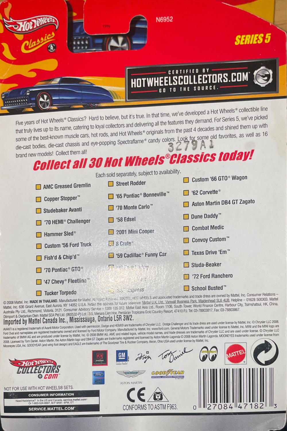 Combat Medic - HW Classics Series 5 toy car collectible - Main Image 3