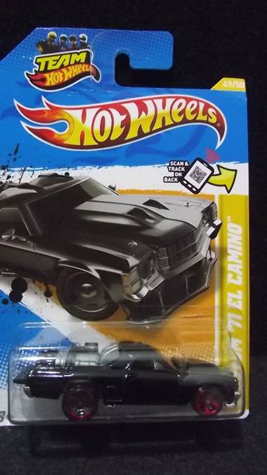 Custom ’71 El Camino - HW Stunt toy car collectible - Main Image 2
