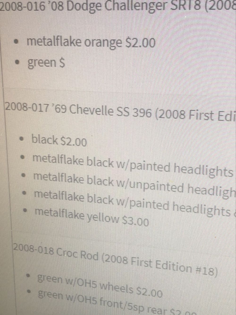 ’69 Chevelle - 2008 First Editions toy car collectible - Main Image 3