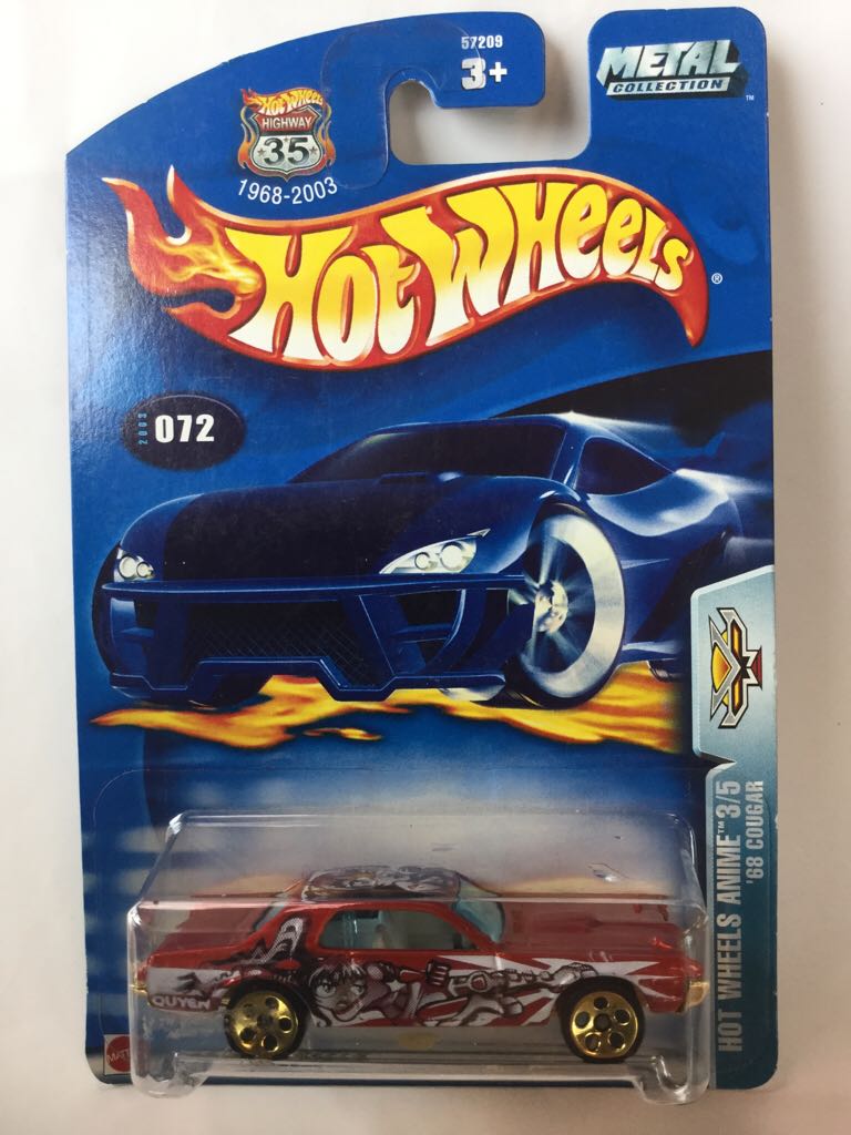 Cougar - 2003 Hot Wheels Anime Series toy car collectible - Main Image 2