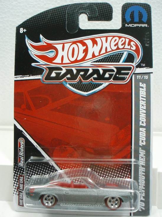 ’70 Plymouth Hemi ’CUDA Convertible - Hot Wheels Garage Mopar toy car collectible - Main Image 2