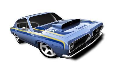 ’68 Hemi Barracuda - HW Showroom toy car collectible - Main Image 2