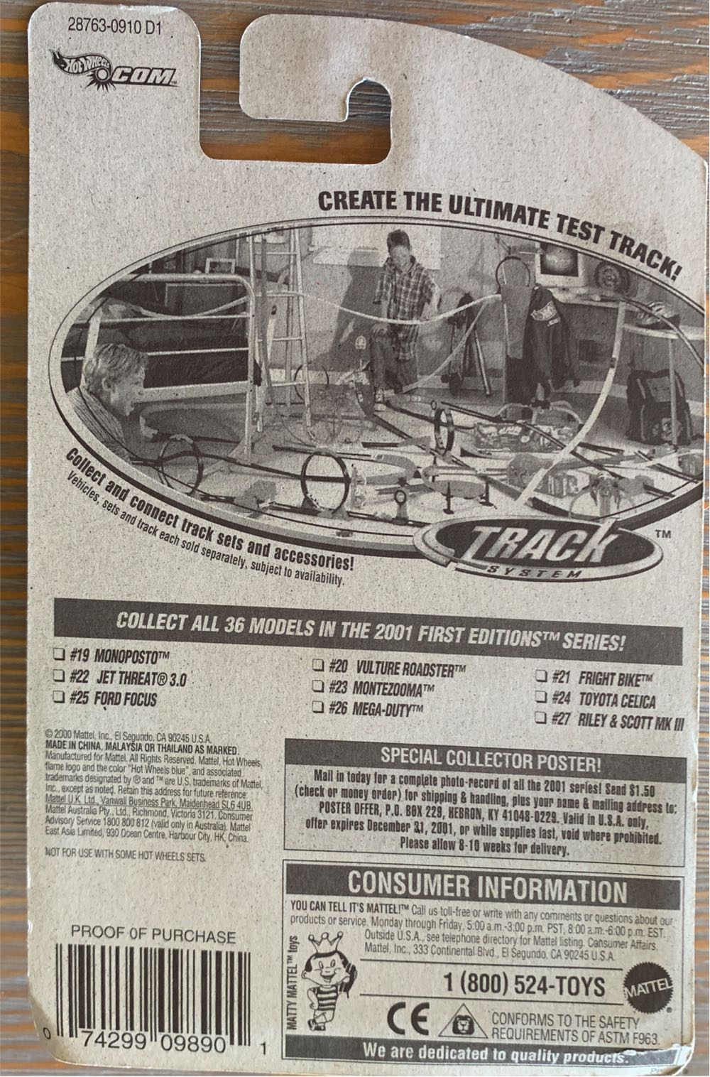 033 - Fright Bike ( Bike ) - 2001 First Editions toy car collectible - Main Image 2