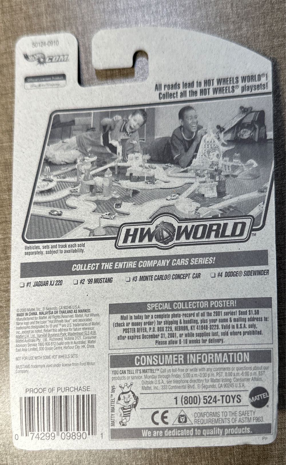 ’99 Mustang - Company Cars Series toy car collectible - Main Image 4