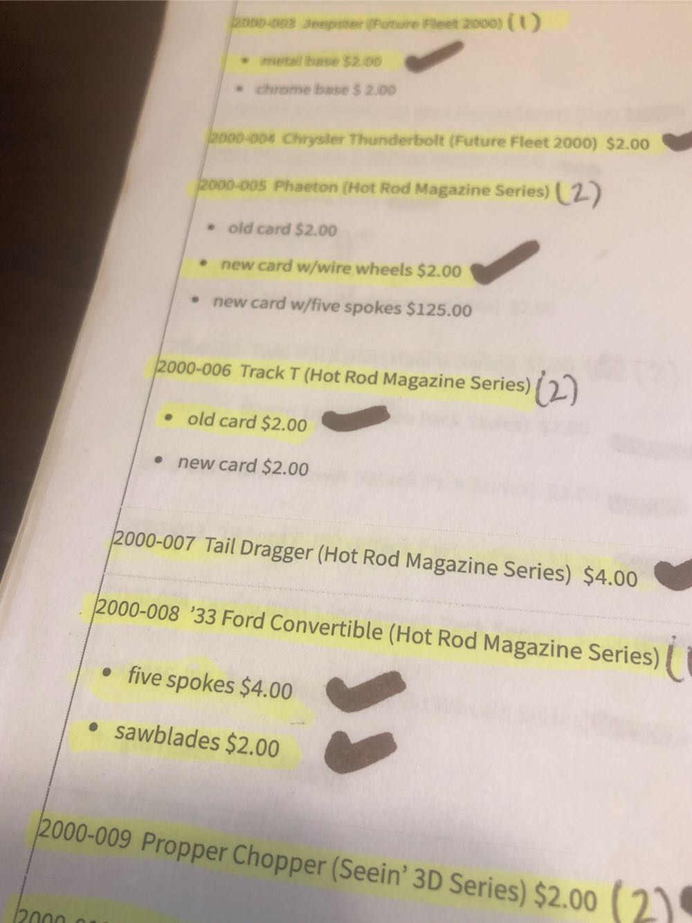 ‘33 Ford Roadster - 2000 Hot Rod Magazine Series toy car collectible - Main Image 3