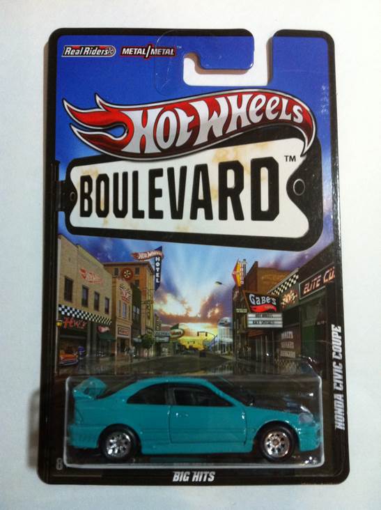 2001 Honda Civic SI - Hot Wheels Boulevard: Big Hits toy car collectible - Main Image 1