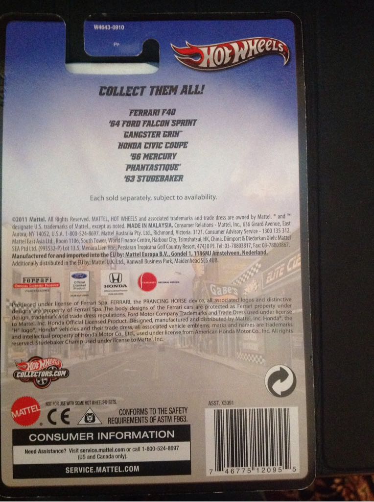 1964 Ford Falcon Sprint - Hot Wheels Boulevard: Underdogs toy car collectible - Main Image 2