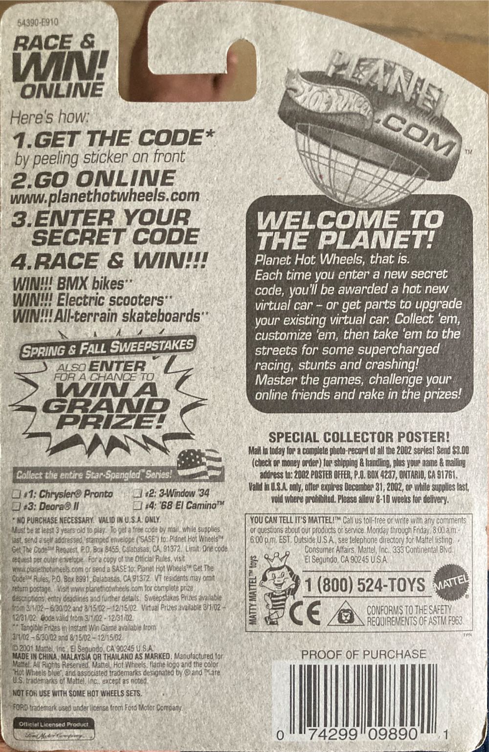 3-Window ’34 - Star-Spangled toy car collectible - Main Image 3