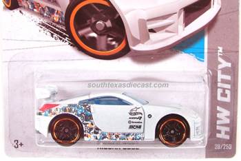 2002 Nissan 350Z - HW City: Night Burnerz toy car collectible - Main Image 2