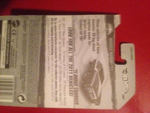 77 Dodge charger  - Muscle Mania ’11 toy car collectible - Main Image 2