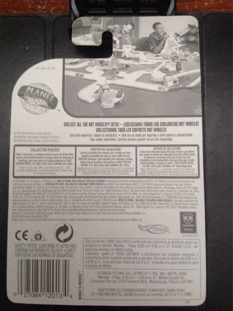 Dodge Power Wagon - HW Hot 100 toy car collectible - Main Image 2