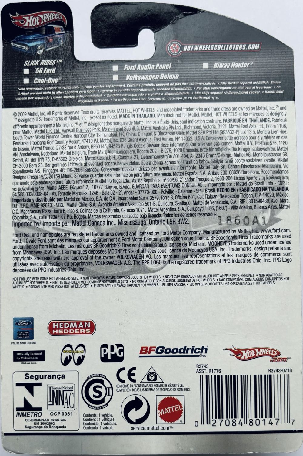 ’56 Ford - Hot Wheels Delivery - Slick Rides toy car collectible - Main Image 3