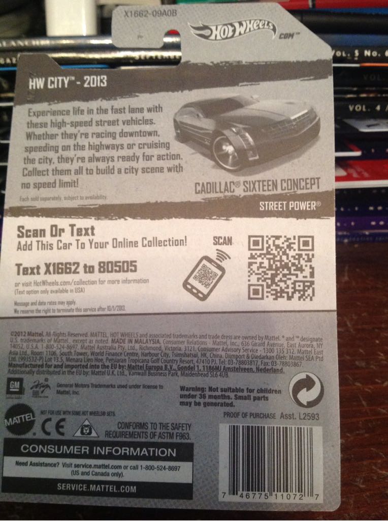 Cadillac Sixteen Concept - HW City-2013 Street Power toy car collectible - Main Image 2