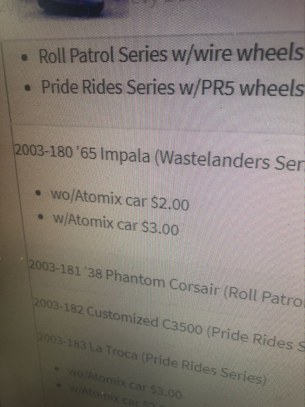 ’65 Impala - 2003 - Wastlanders toy car collectible - Main Image 3