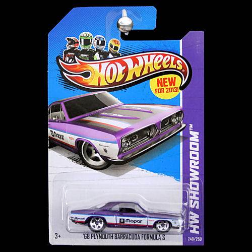 ’68 Plymouth Barracuda Formula S - HW Showroom toy car collectible - Main Image 1