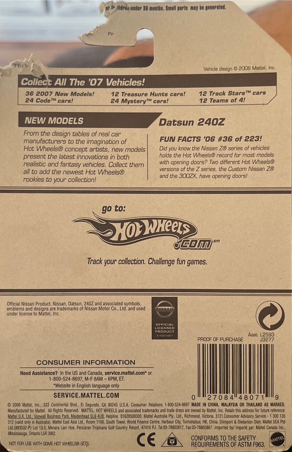 1972 Datsun 240Z - 2006 First Editions toy car collectible - Main Image 2