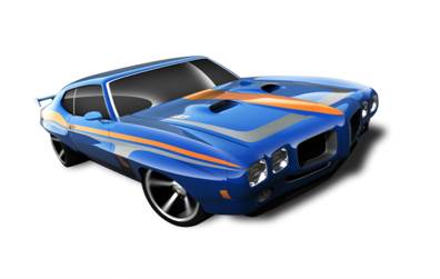 ’70 Pontiac GTO Judge - Muscle Mania - GM ’12 toy car collectible - Main Image 2