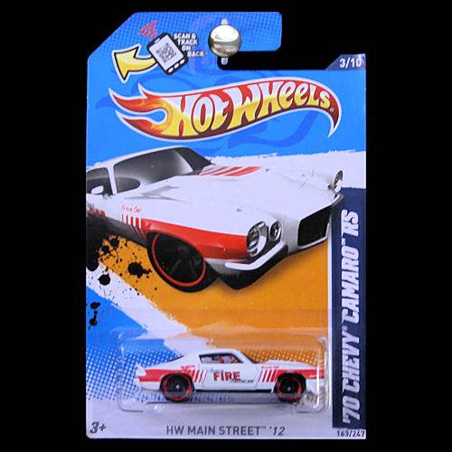 ’70 Chevy Camaro RS - Hw Main Street ’12 toy car collectible - Main Image 1