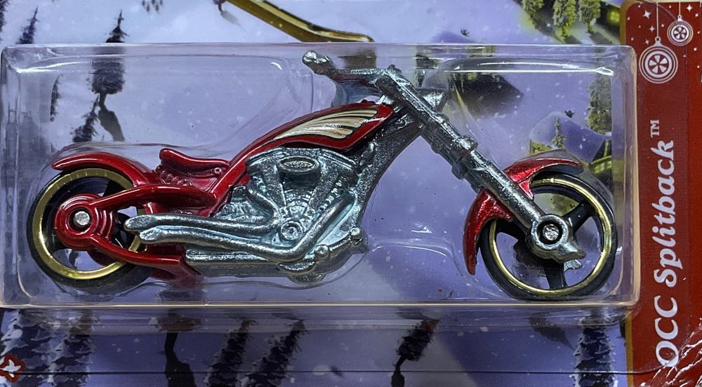 OCC Splitback, Red & Gold - Hot Wheels: Holiday Hot Rods ’12 toy car collectible - Main Image 2