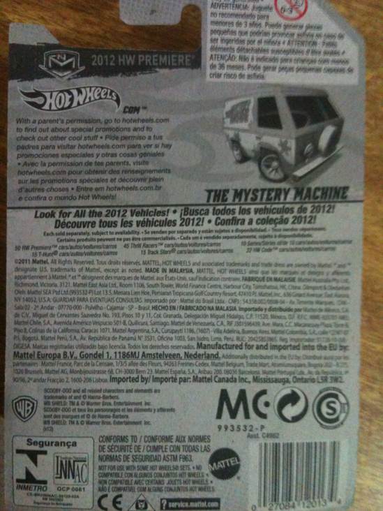 Mystery Machine - 2012 New Model Series toy car collectible - Main Image 2