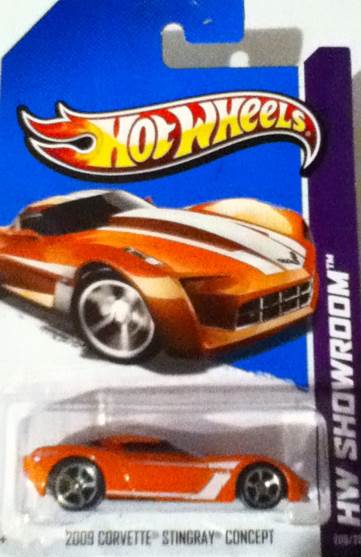 2009 Corvette Stingray Concept - HW SHOWROOM - 2013 HW PERFORMANCE toy car collectible - Main Image 1