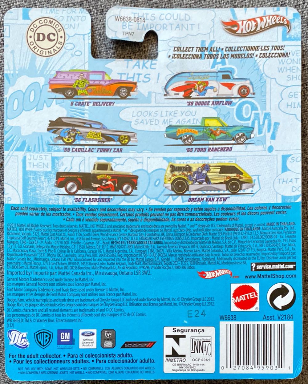 HW DC 2011 DC Comics Originals Supergirl - Dc Originals toy car collectible - Main Image 2