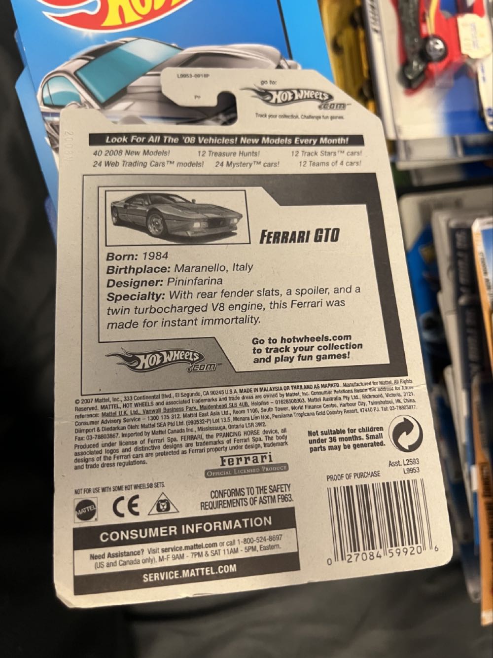 Ferrari GTO - 2008 New Models toy car collectible - Main Image 2