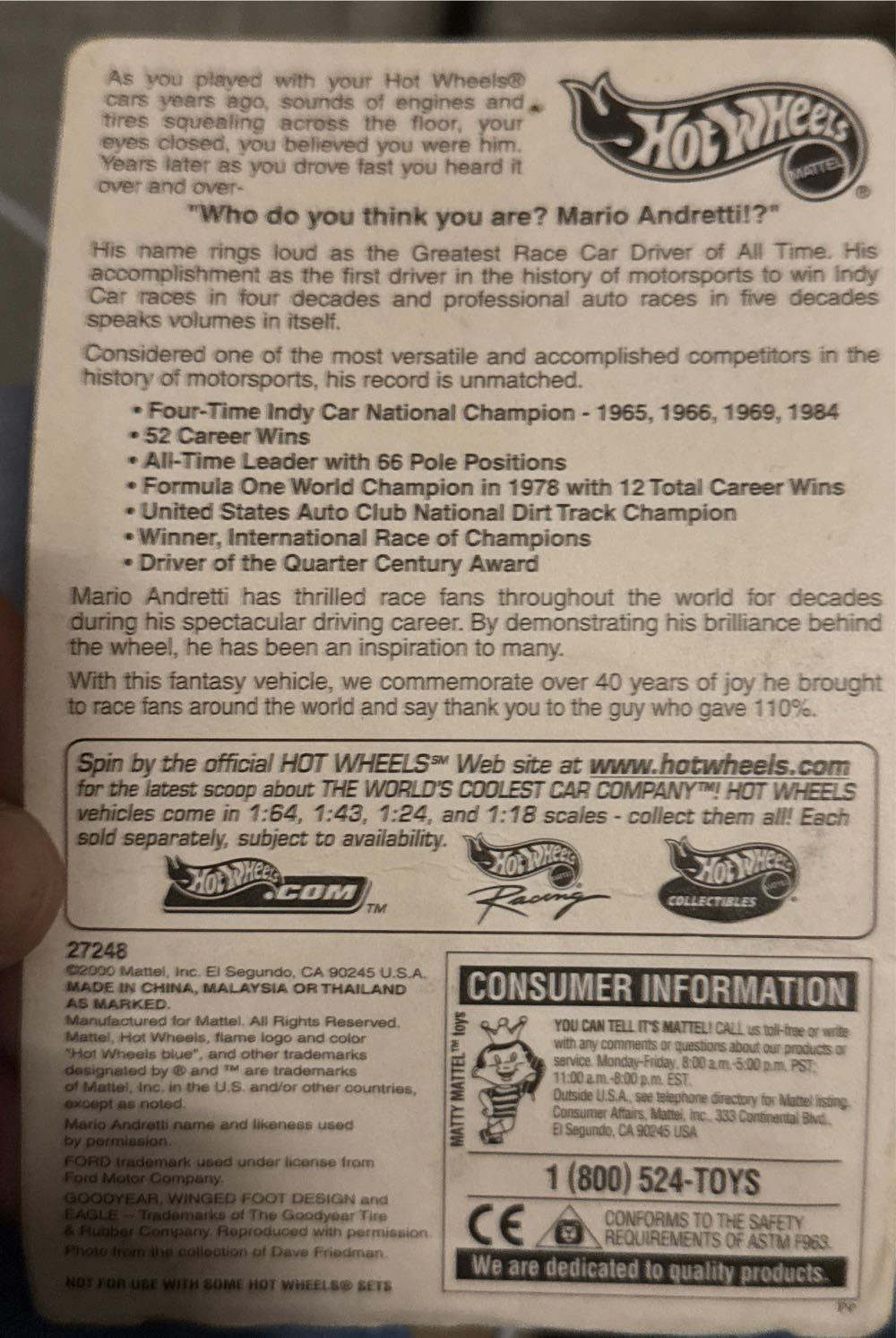 Andretti Racing, ’56 Ford - FULL GRID RACING SERIES toy car collectible - Main Image 2