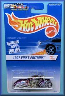 Scorchin Scooter - 1997 First Editions toy car collectible - Main Image 2