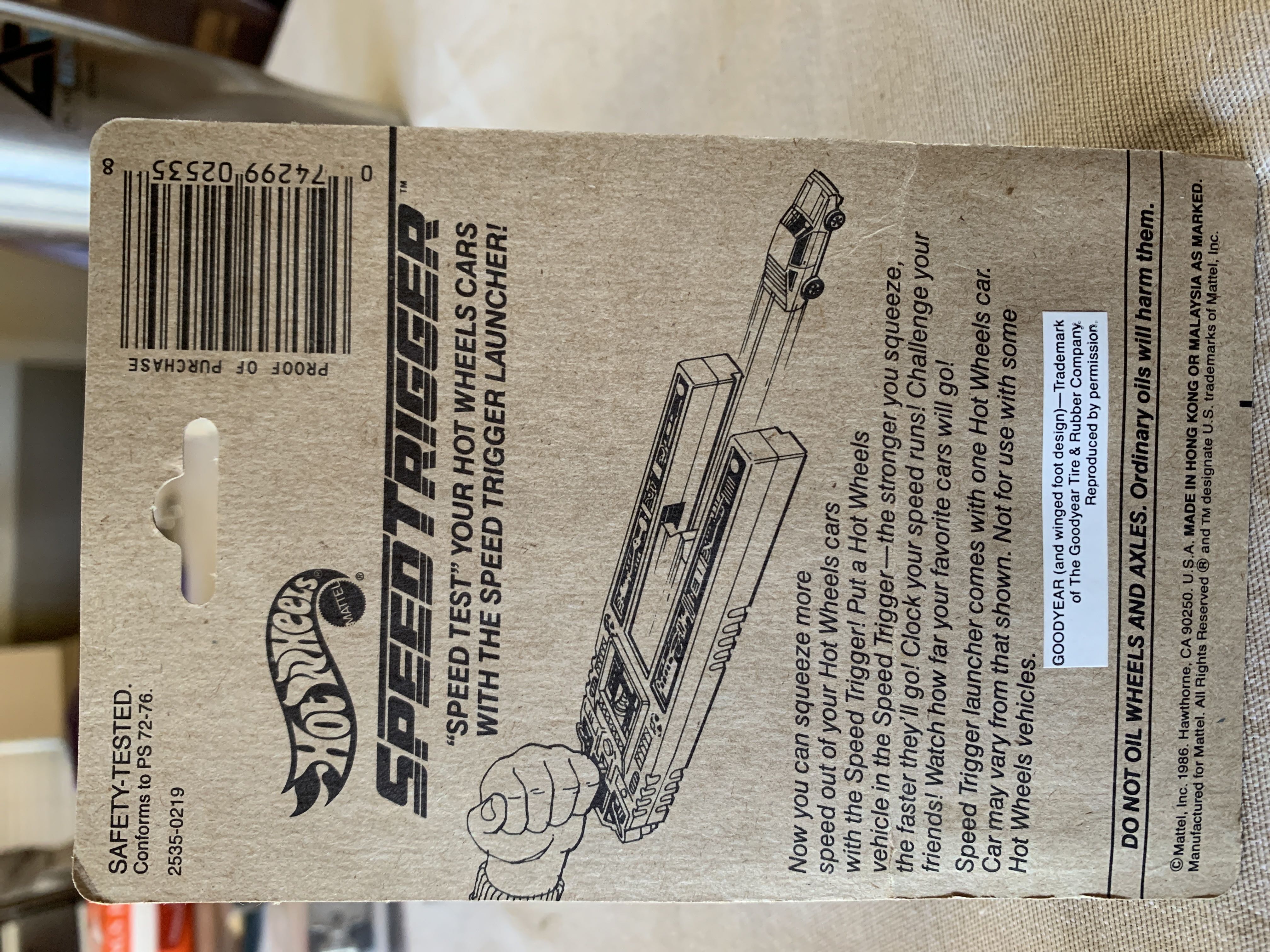 Shelby Cobra - 1989 Hot Wheels toy car collectible - Main Image 2