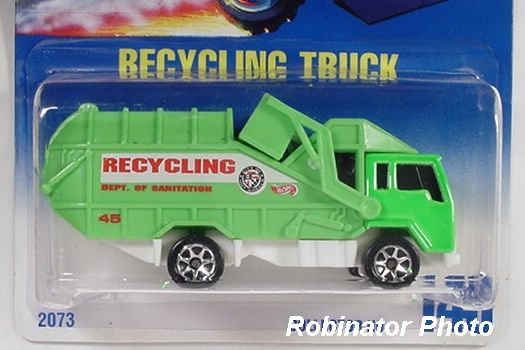 Recycling Truck - Biohazard Series toy car collectible - Main Image 2