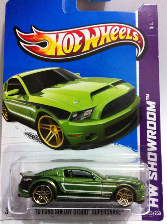 2010 Ford Shelby GT500 Supersnake - HW Showroom: Asphalt Assault toy car collectible - Main Image 2