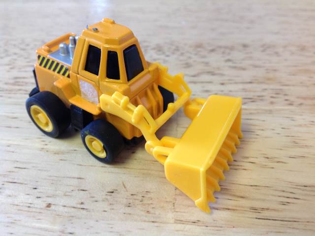 Yellow Tractor  toy car collectible - Main Image 1