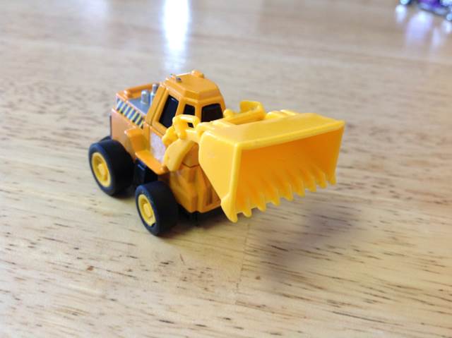 Yellow Tractor  toy car collectible - Main Image 2