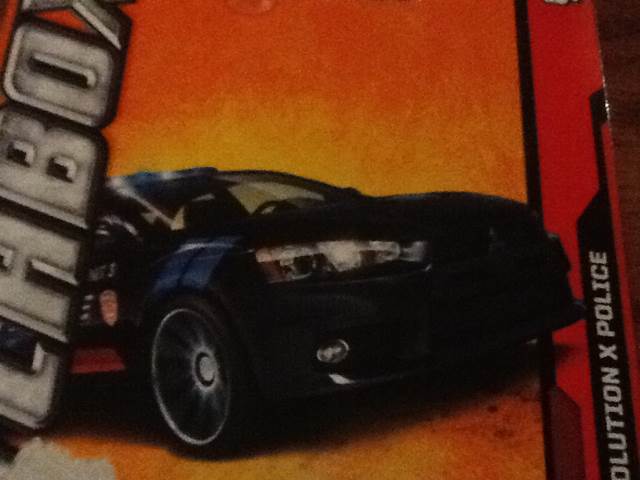 Mitsubishi Lancer Evolution X Police  toy car collectible - Main Image 2