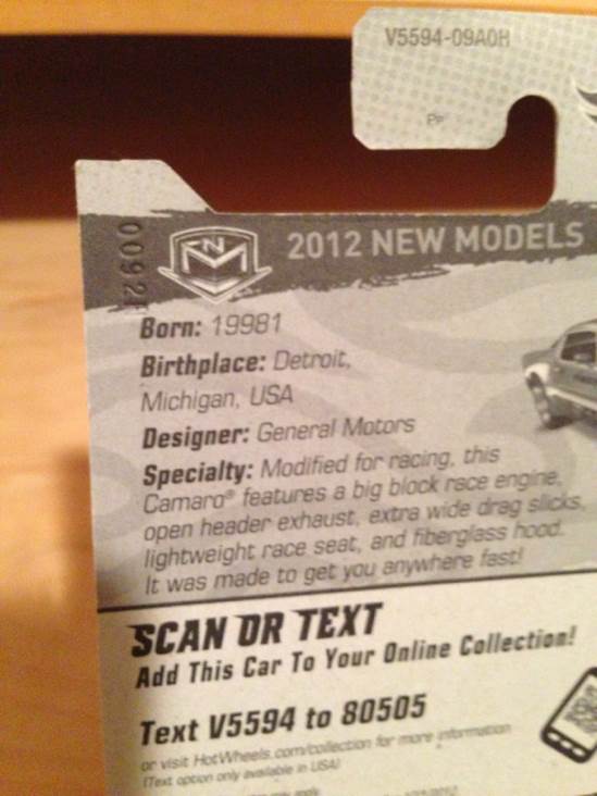 ’81 Camaro   toy car collectible - Main Image 2