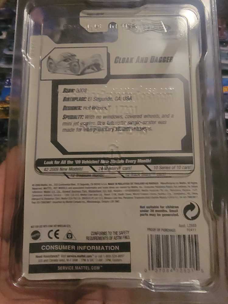 Cloak And Dagger - HW Special Features ’09 toy car collectible - Main Image 2