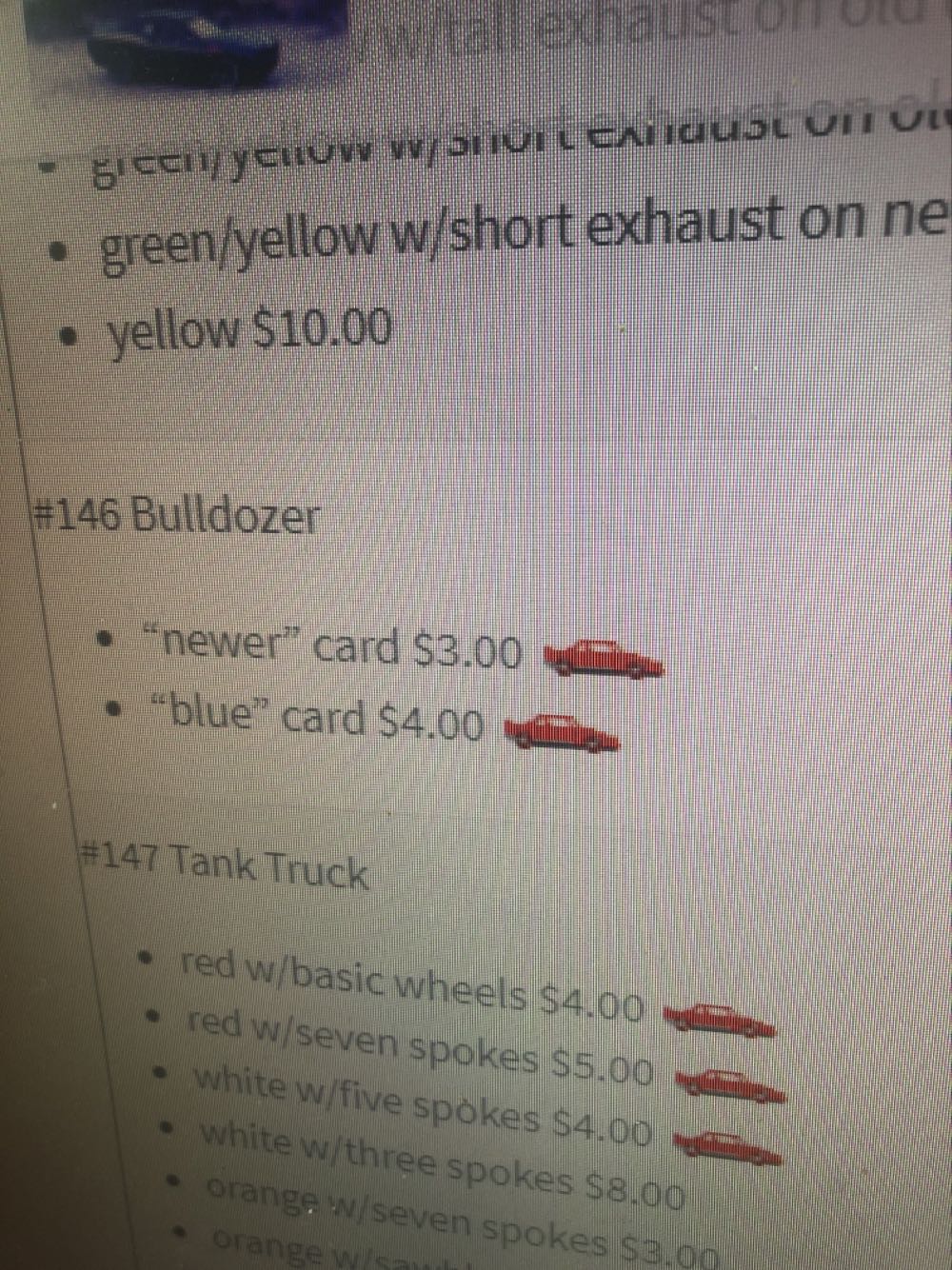 Bulldozer  toy car collectible - Main Image 3