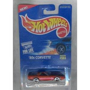 ’80s Corvette (m) - Hot Ones toy car collectible - Main Image 2