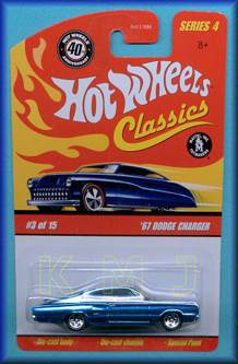 1967 Dodge Charger - 2005 - HW Classics Series - 1 toy car collectible - Main Image 2